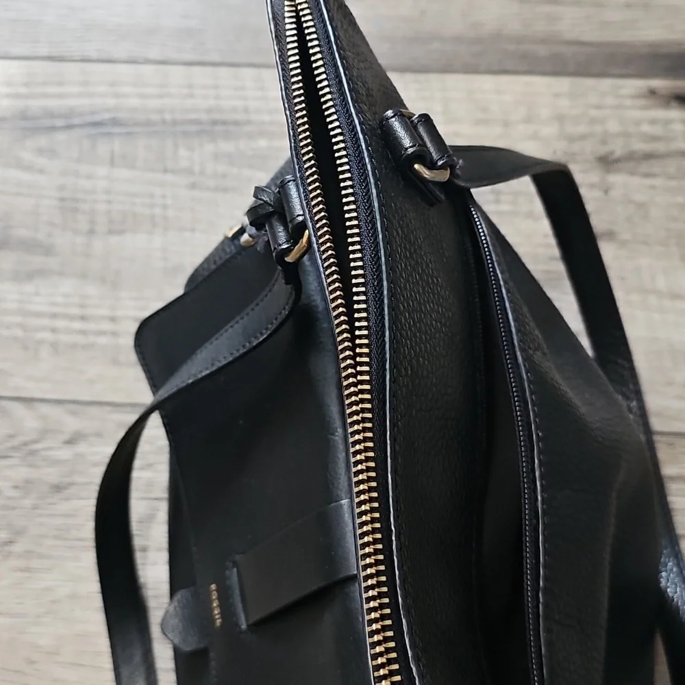 Fossil Genuine Leather Kinley Tote Bag